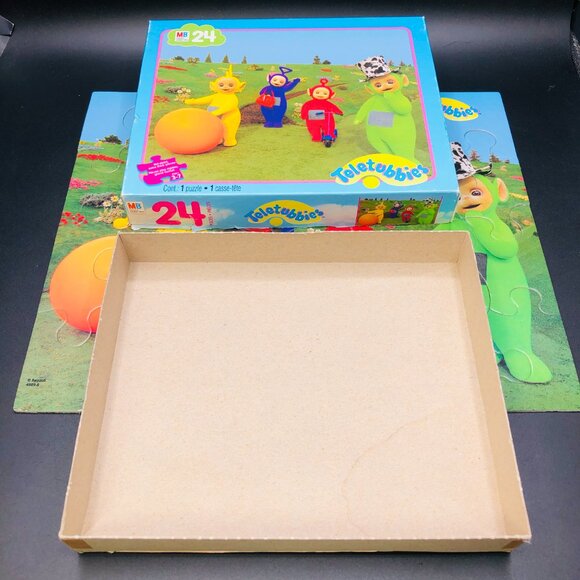 Vintage 1999 TELETUBBIES Tv Characters Jigsaw Puzzle: 24 pcs COMPLETE, Y2K Kids - Picture 13 of 14
